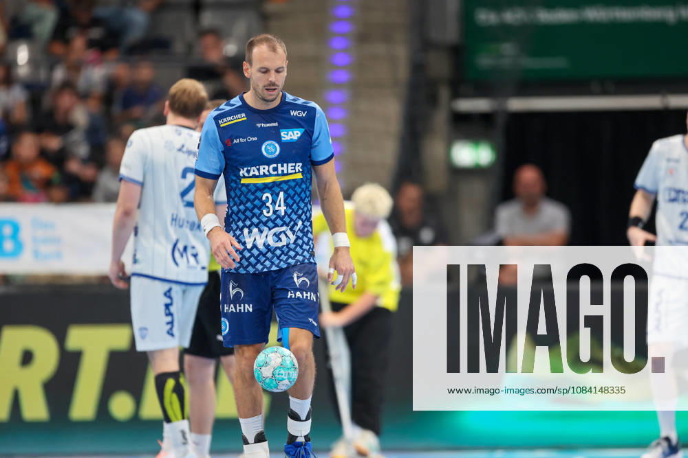 Kai Haefner (TVB Stuttgart, 34) GER, TVB Stuttgart vs. TBV Lemgo Lippe, Handball, Opel Handball-Bundesliga, 6. Spieltag, Spielzeit 2026 2027, 04.10.2026 GER, TVB Stuttgart vs. TBV Lemgo Lippe, Handball, Opel Handball-Bundesliga, 6. Spieltag, Spielzeit 2026 2027, 04.10.2026 Stuttgart