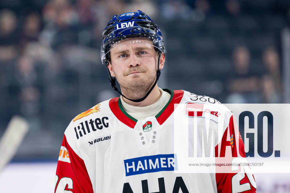 Alexander Blank (Augsburger Panther, 26) zeichnete fuer das Tor zum 1:1 - Ausgleich verantwortlich Portrait Portraet GER, EHC Red Bull Muenchen vs. Augsburger Panther, DEL, Saison 2026 2027, 6. Spieltag, 04.10.2026. Foto: HMB Media Heike Feiner