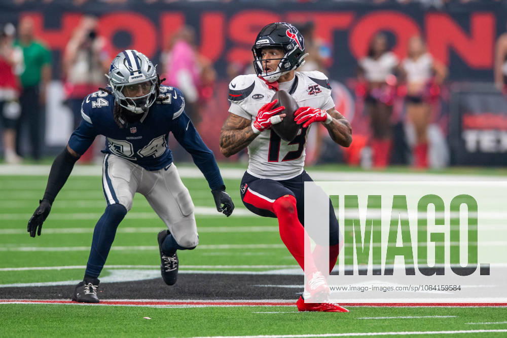 NFL, American Football Herren, USA 2026: Cowboys Vs Texans OCT 04 October 4, 2026: Houston Texans wide receiver Jaylin Noel (13) turns after making a catch during a game between the Dallas Cowboys and the Houston Texans in Houston, TX. ..Trask Smith CSM (Credit Image: Â Trask Smith Cal Media)