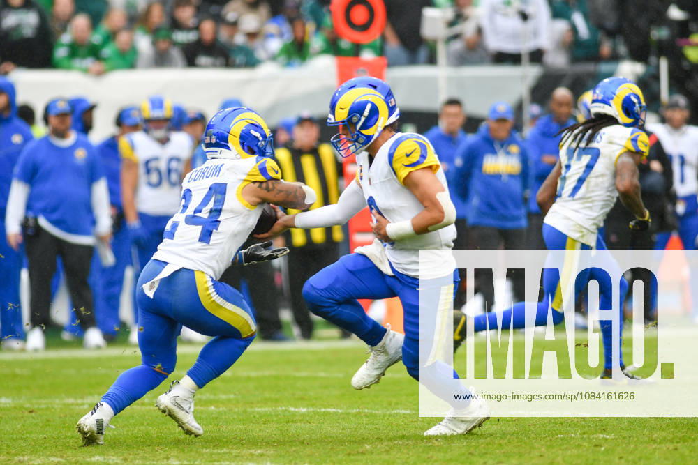 LA Rams RB BLAKE CORRUM (24) in action during the game against the Philadelphia Eagles at Lincoln Financial Field Philadelphia United States - ZUMArf1_ 20261004_zaf_rf1_023