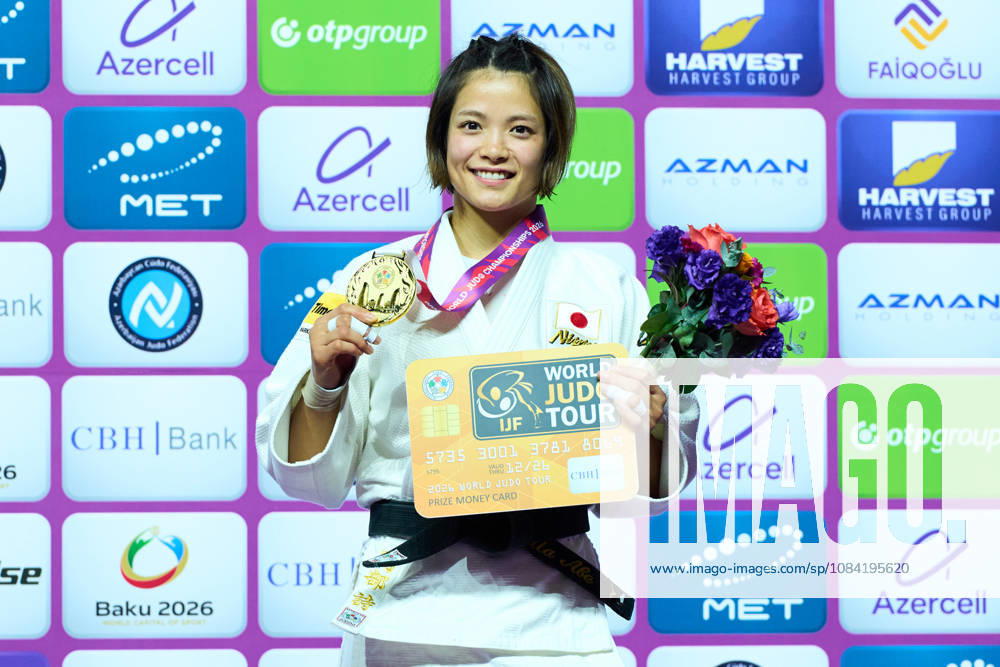 Uta Abe (JPN), OCTOBER 5, 2026 -Judo : World Judo Championships BAKU2026 Women s -52kgMedal Ceremony at National Gymnastics Arena in Baku, Azerbaijan. Noxthirdxpartyxsales aflo_353536773 KenxAsakurax