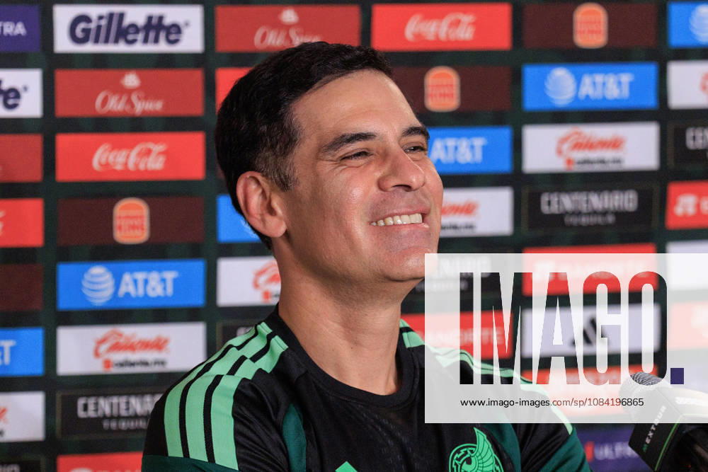 Head coach, Rafael Marquez of Mexico during a press conference, PK, Pressekonferenz on Monday, October 5, 2026 at BMO Stadium, in Los Angeles, California in preparation for an International Friendly, Länderspiel, Nationalmannschaft match against Chile on Tuesday October 6, 2026 at the Los Angeles Memorial Coliseum. JAVIER ROJAS PI Los Angeles USA - ZUMAp124 20261005_zaa_p124_007
