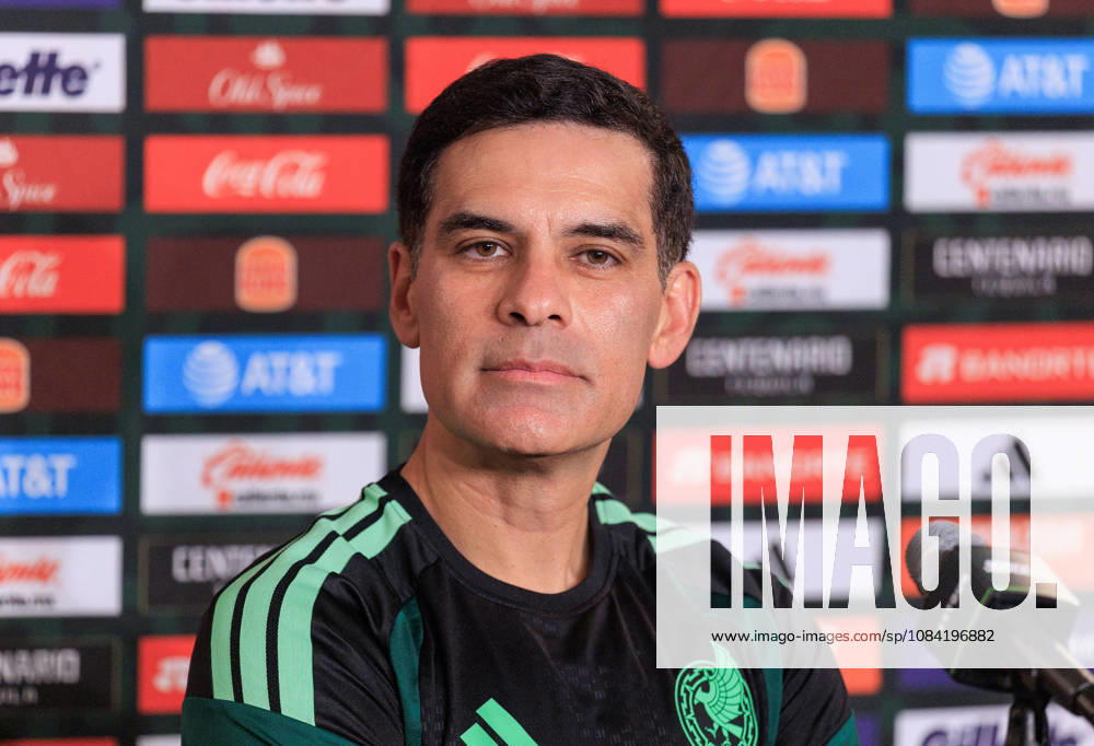 Head coach, Rafael Marquez of Mexico during a press conference, PK, Pressekonferenz on Monday, October 5, 2026 at BMO Stadium, in Los Angeles, California in preparation for an International Friendly, Länderspiel, Nationalmannschaft match against Chile on Tuesday October 6, 2026 at the Los Angeles Memorial Coliseum. JAVIER ROJAS PI Mexico Press Conference - ZUMAp124 20261005_zaa_p124_005