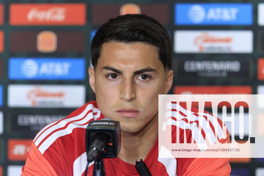 Jonathan Villagra 27 of Chile during an interview on Monday, October 5, 2026 at BMO Stadium in Los Angeles, California in preparation for an International Friendly, Länderspiel, Nationalmannschaft match against Mexico on Tuesday October 6, 2026 at the Los Angeles Memorial Coliseum. ARIANA RUIZ PI Los Angeles USA - ZUMAp124 20261005_zaa_p124_024