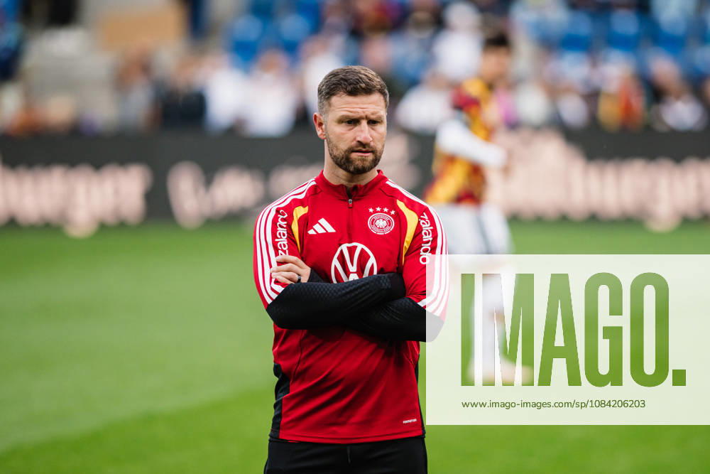 U21, U 21 EM-Qualifikation: Deutschland - Georgien, 06.10.2026 Shkodran Mustafi; Fußball, EM-Qualifikation U 21, 10. Spieltag: Deutschland vs. Georgien am 06.10.2026, Bielefeld DFB REGULATIONS PROHIBIT ANY USE OF PHOTOGRAPHS AS IMAGE SEQUENCES AND OR QUASI-VIDEO.