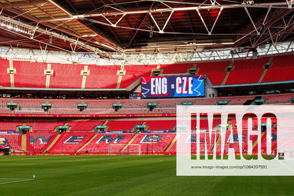 England v Czechia UEFA Nations League, Tuesday 6th October 2026: Wembley Stadium before the UEFA Nations League Group C Fixture between England and Czechia at Wembley Stadium, Wembley in London, England. (Photo by Alex Ferrelly Sports Press Photo)