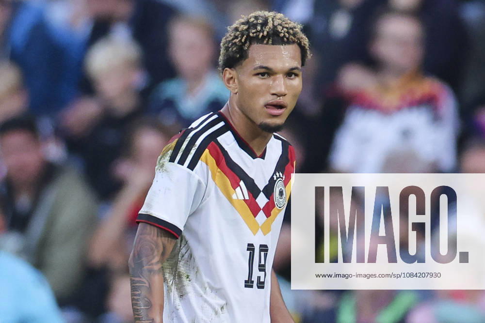 Paris Brunner (Germany) looks dejected during the UEFA Under21 EURO Qualifier, EM, Europameisterschaft between Germany U21, U 21 and Georgia U21 at Almstadion on October 6, 2026 in Bielefeld, Germany. (Photo by Marco Steinbrenner DeFodi Images) -