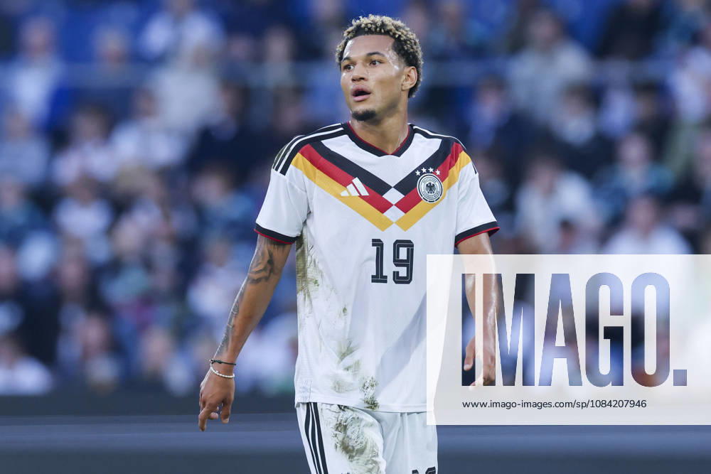 Paris Brunner (Germany) looks dejected during the UEFA Under21 EURO Qualifier, EM, Europameisterschaft between Germany U21, U 21 and Georgia U21 at Almstadion on October 6, 2026 in Bielefeld, Germany. (Photo by Marco Steinbrenner DeFodi Images) -