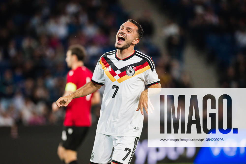 U21, U 21 EM-Qualifikation: Deutschland - Georgien, 06.10.2026 Arijon Ibrahimović (Deutschland, 7) ärgert sich; Fußball, EM-Qualifikation U 21, 10. Spieltag: Deutschland vs. Georgien am 06.10.2026, Bielefeld DFB REGULATIONS PROHIBIT ANY USE OF PHOTOGRAPHS AS IMAGE SEQUENCES AND OR QUASI-VIDEO.