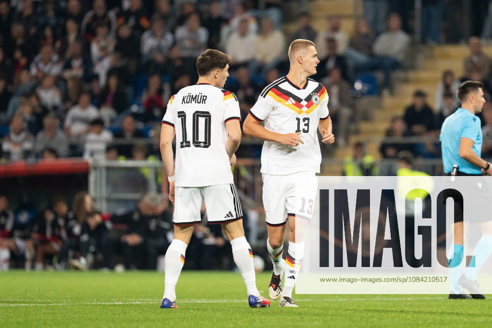 GER, Deutschland U21, U 21 vs Georgien U21 Mert Kömür (Deutschland U21, 10) Tom Rothe (Deutschland U21, 13) Bielefeld SchücoArena Bielefeld Deutschland