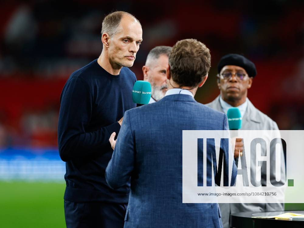 England Head Coach Thomas Tuchel speaks with the ITV panel England v Czechia, UEFA Nations League, Football, Wembley Stadium, London, UK - 06 Oct 2026London Wembley Stadium United Kingdom