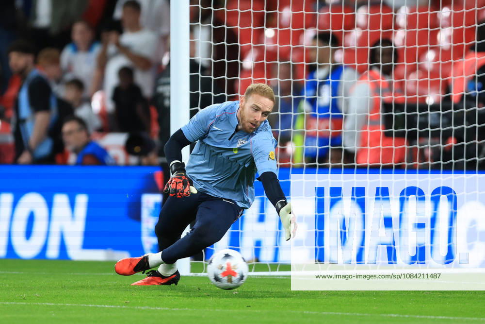 England v Czechia - UEFA Nations League 2026 27 Group A3 MD4 Jason Steele, goalkeeper of England warms up before the UEFA Nations League 2026 27 group phase match between England and Czechia at Wembley Stadium on October 6, 2026 in London, England. London Wembley Stadium England United Kingdom
