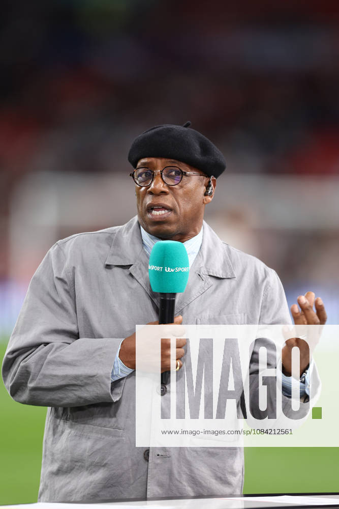 England v Czechia 06 October 2026, Wembley - UEFA Nations League - England v Czechia - Ian Wright working for ITV - Photo: Jacques Feeney Offside. London UK