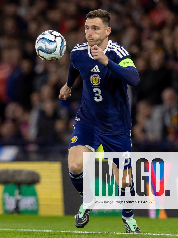 Scotland v Slovenia, UEFA Nations League Andy Robertson of Scotland national team, Nationalteam during the UEFA Nations League League B Group B1 between Scotland and Slovenia. Barclays Hampden, Hampden Park, Glasgow, Scotland. 6 October 2026. Hampden Park Barclays Hampden Glasgow Scotland Editorial use only ,
