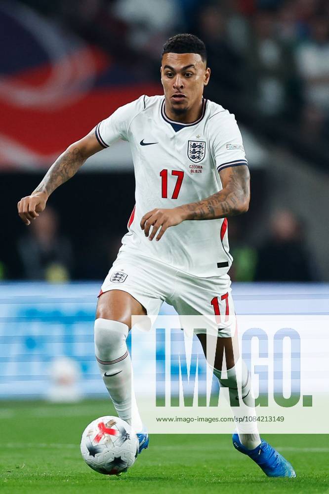 Morgan Rogers of England dribbles with the ball at his feet England v Czechia, UEFA Nations League, Football, Wembley Stadium, London, UK - 06 Oct 2026London Wembley Stadium United Kingdom