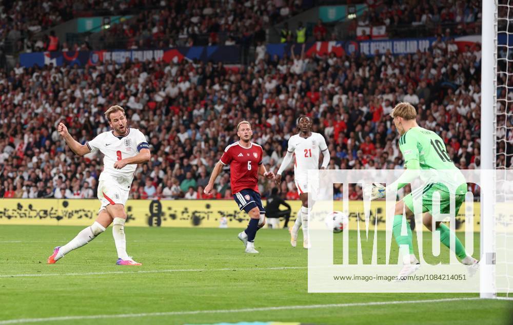 Harry Kane of England scores a goal to make the score 2-0 England v Czechia, UEFA Nations League, Football, Wembley Stadium, London, UK - 06 Oct 2026London Wembley Stadium United Kingdom