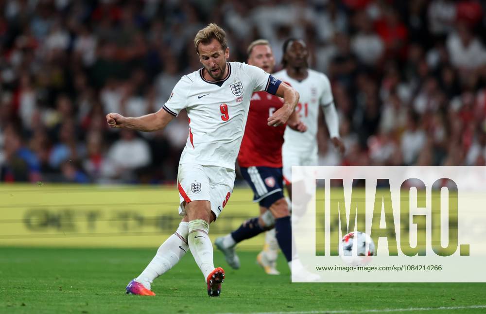 Harry Kane of England scores his first goal to put England 2-0 up England v Czech Republic - UEFA Nations League - League A - Group 3. Football. Wembley Stadium, London, UK. 6 OCT 2026Wembley Wembley Stadium LONDON United Kingdom