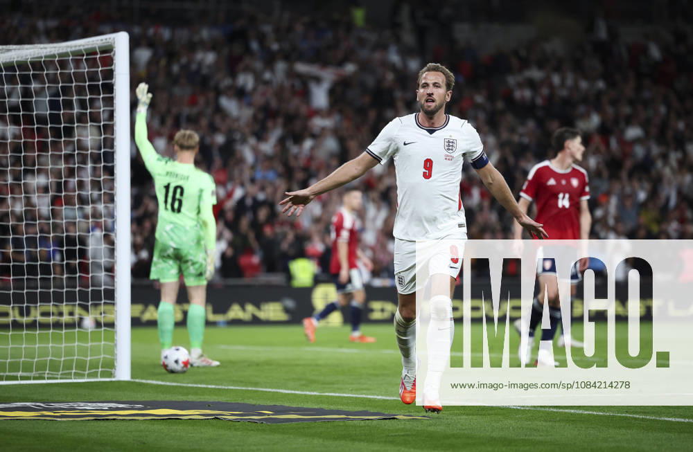 England v Czech Republic, UEFA Nations League, League A - Group 3 London, UK: England v Czech Republic, UEFA Nations League, League A - Group 3, Wembley Stadium. 6 October 2026 Photograph by Marc Aspland for The Times & The Sunday Times Harry Kane of England celebrates scoring his teams 2nd goal 2-0