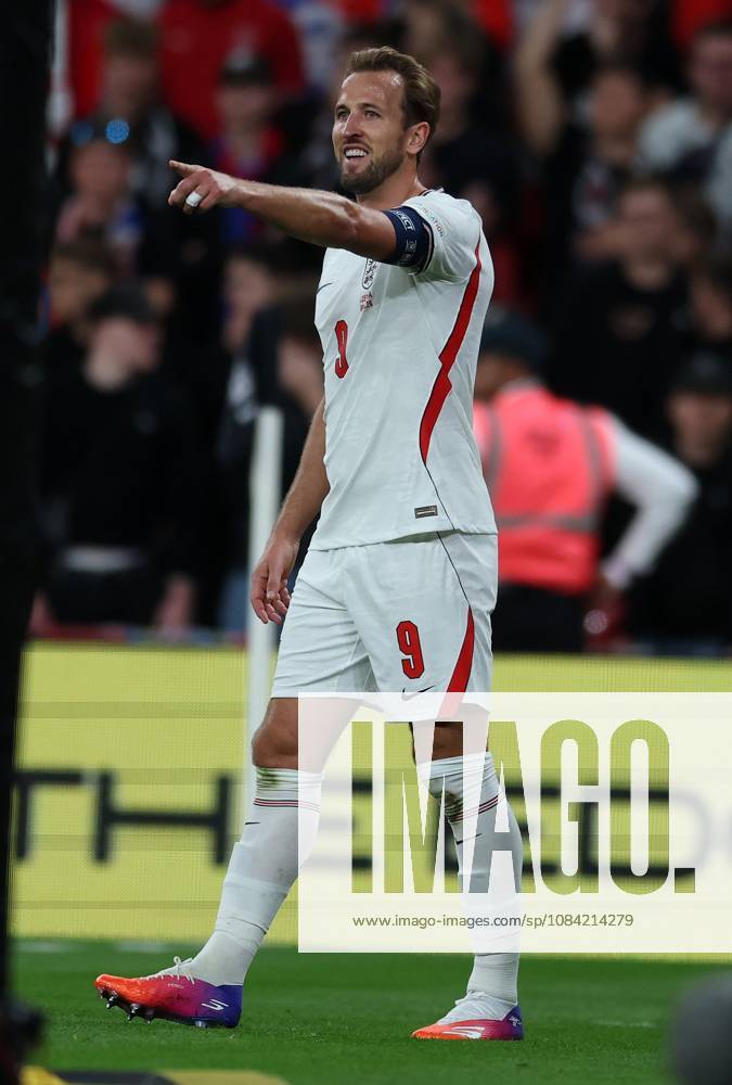 Harry Kane of England celebrates after he scores his first goal to put England 2-0 up England v Czech Republic - UEFA Nations League - League A - Group 3. Football. Wembley Stadium, London, UK. 6 OCT 2026Wembley Wembley Stadium LONDON United Kingdom