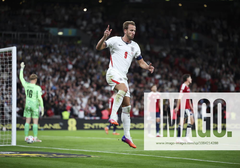 England v Czech Republic, UEFA Nations League, League A - Group 3 London, UK: England v Czech Republic, UEFA Nations League, League A - Group 3, Wembley Stadium. 6 October 2026 Photograph by Marc Aspland for The Times & The Sunday Times Harry Kane of England celebrates scoring his teams 2nd goal 2-0