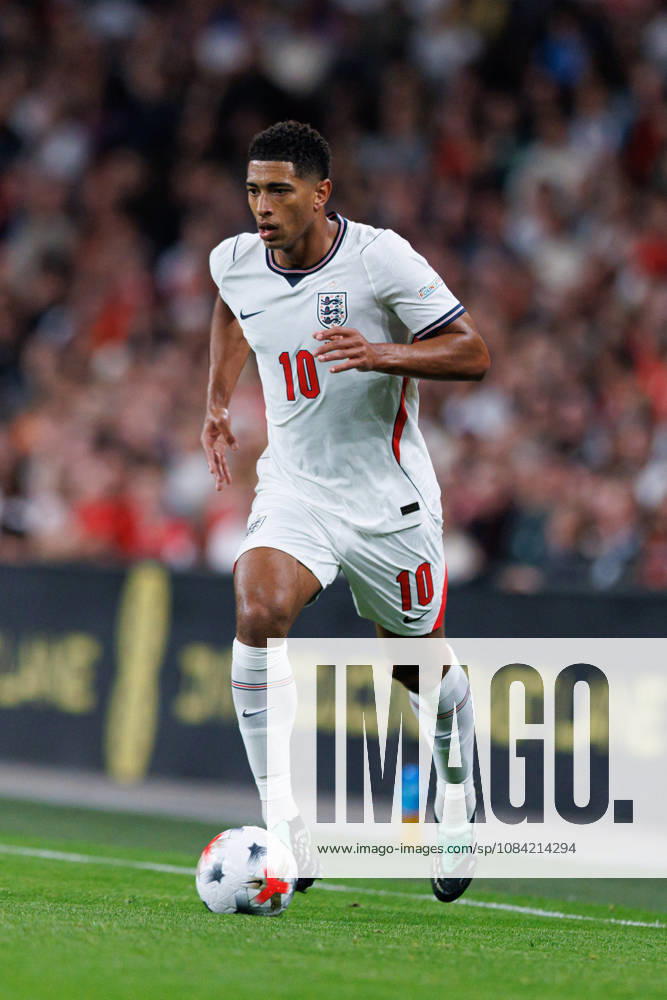 England v Czechia UEFA Nations League, Tuesday 6th October 2026: Jude Bellingham of England on the ball during the UEFA Nations League Group C Fixture between England and Czechia at Wembley Stadium, Wembley in London, England. (Photo by Alex Ferrelly Sports Press Photo)