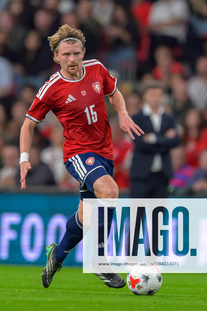 LONDON, ENGLAND OCTOBER 06 - Pavel Sulc of Czechia during the UEFA Nations League game between England and Czechia at Wembley Stadium on October 06, 2026 in London, England. (Photo by Keeran Marquis Sports Press Photo)