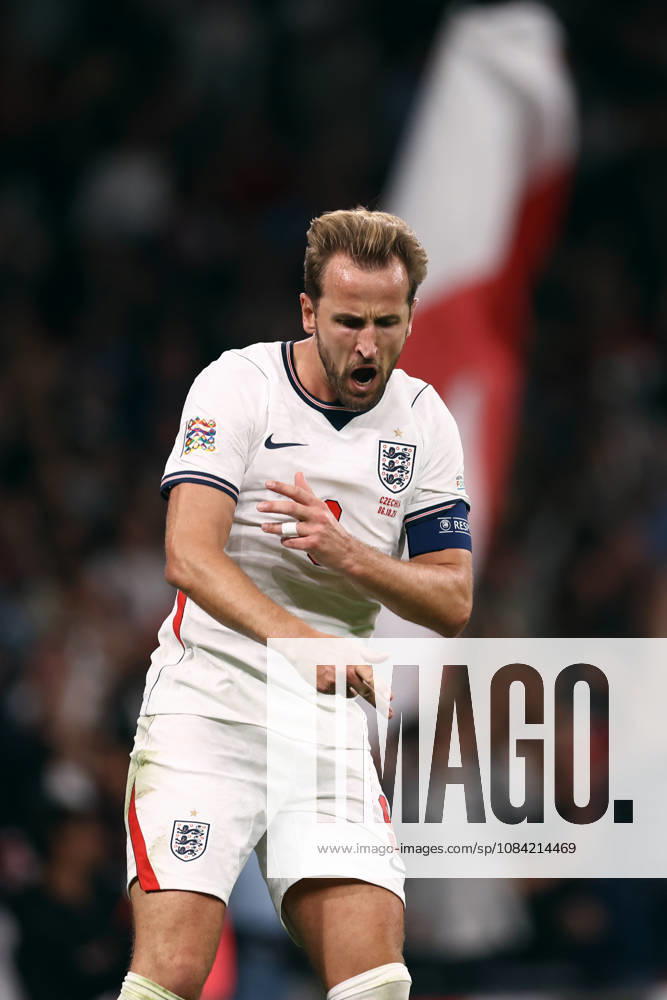 England v Czechia 06 October 2026, Wembley - UEFA Nations League - England v Czechia - Harry Kane of England celebrates after scoring the second goal for his team - Photo: Jacques Feeney Offside. London UK