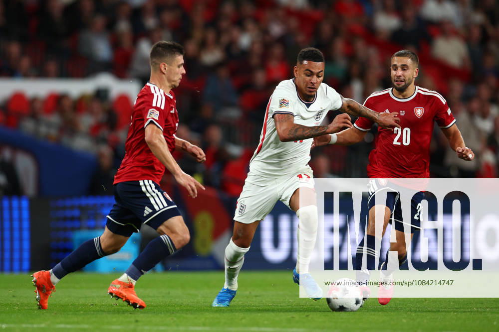 UEFA Nations League: England v Czech Republic LONDON, UK - 6th Oct 2026: Morgan Rogers of England in action during the UEFA Nations League Group A3 match between England and Czech Republic at Wembley Stadium London Wembley Stadium England United Kingdom
