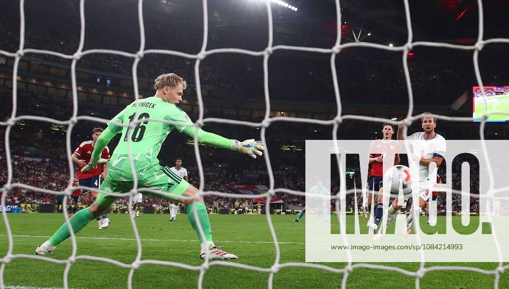 Harry Kane of England scores a goal to make the score 2-0 England v Czechia, UEFA Nations League, Football, Wembley Stadium, London, UK - 06 Oct 2026London Wembley Stadium United Kingdom