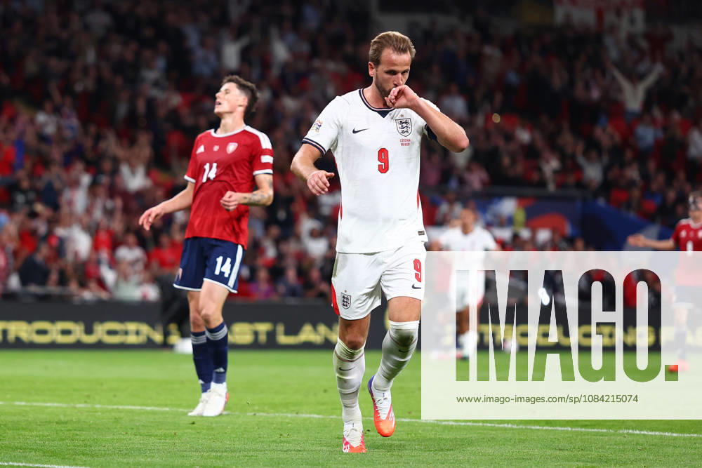 London, England, 6th October 2026. Harry Kane of England celebrates after scoring to make it 2-0 during the England vs Czech Republic UEFA Nations League match at Wembley Stadium, London. Picture credit should read: Paul Terry Sportimage . SPI_031_PT_England__Czechia SPI-5055-0031