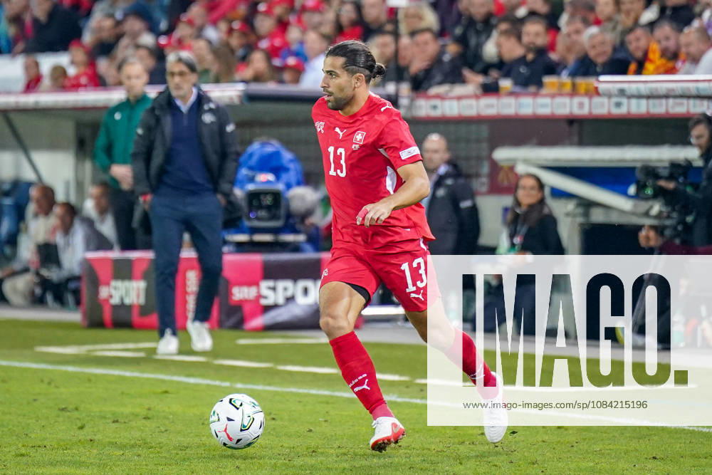 Fussball UEFA Nations League 2026 - 2027, 4. Spieltag - Schweiz vs Nordmazedonien - Thermoplan Arena (Luzern): Ricardo Rodriguez (Schweiz, 13)