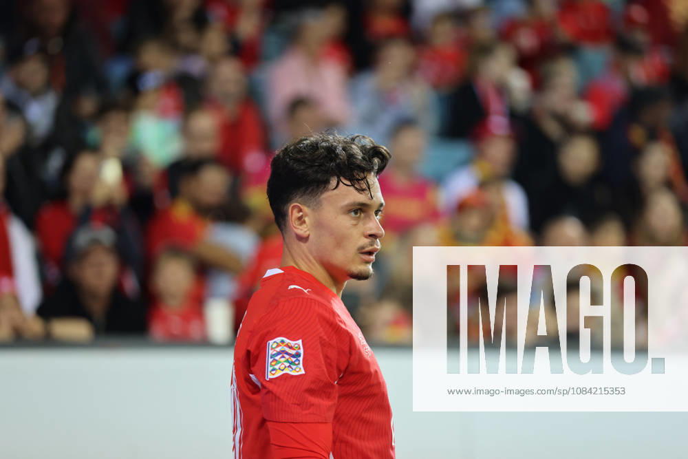 Fabian Rieder (22, Switzerland) during the UEFA Nations League match between Switzerland and North Macedonia at thermoplan arena on October 6, 2026 in Lucerne, Switzerland.