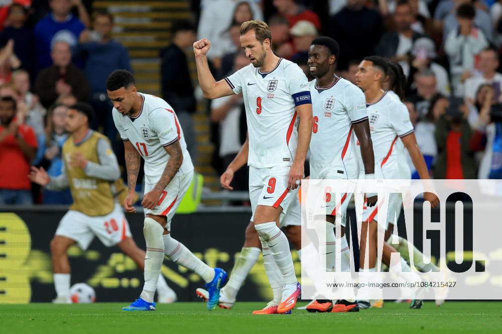 England v Czechia - UEFA Nations League 2026 27 Group A3 MD4 Harry Kane and Marc Guehi of England celebrate 3rd goal during the UEFA Nations League 2026 27 group phase match between England and Czechia at Wembley Stadium on October 6, 2026 in London, England. London Wembley Stadium England United Kingdom