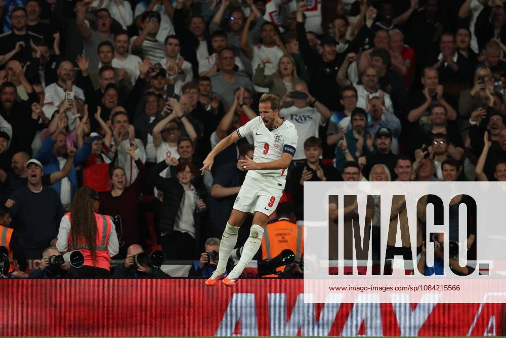 Harry Kane of England celebrates after he scores his second goal to put England 3-0 up England v Czech Republic - UEFA Nations League - League A - Group 3. Football. Wembley Stadium, London, UK. 6 OCT 2026Wembley Wembley Stadium LONDON United Kingdom
