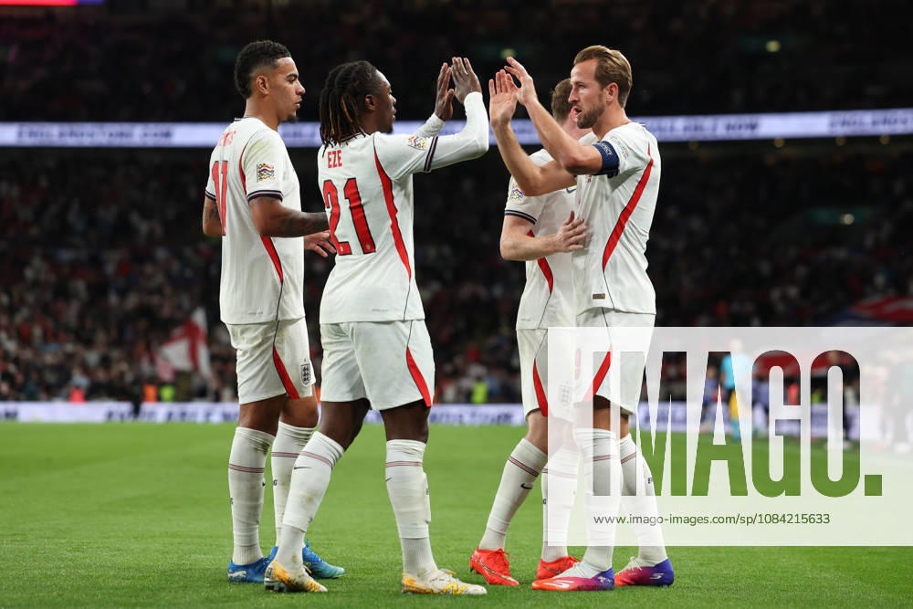 England v Czech Republic, UEFA Nations League Harry Kane of England celebrates his side after scoring the third goal of the match during the England v Czech Republic UEFA Nations League Group 3 match at Wembley Stadium, London, England on 6 October 2026 Credit: Tiego Grenho Every Second Media Editorial use only. All images are copyright Every Second Media Limited. No images may be reproduced without prior permission.