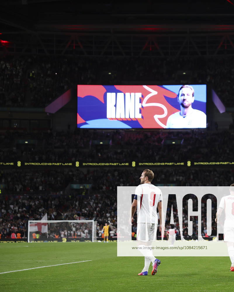 England v Czech Republic, UEFA Nations League, League A - Group 3 London, UK: England v Czech Republic, UEFA Nations League, League A - Group 3, Wembley Stadium. 6 October 2026 Photograph by Marc Aspland for The Times & The Sunday Times Harry Kane of England scores and celebrates scoring his 2nd and his teams 3rd goal 3-0