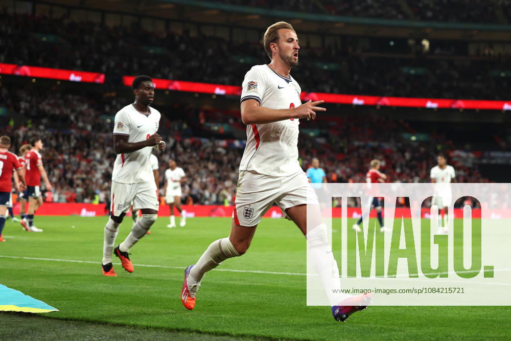England v Czech Republic, UEFA Nations League Harry Kane of England celebrates after scoring the third goal for his side during the England v Czech Republic UEFA Nations League Group 3 match at Wembley Stadium, London, England on 6 October 2026 Credit: Tiego Grenho Every Second Media Editorial use only. All images are copyright Every Second Media Limited. No images may be reproduced without prior permission.