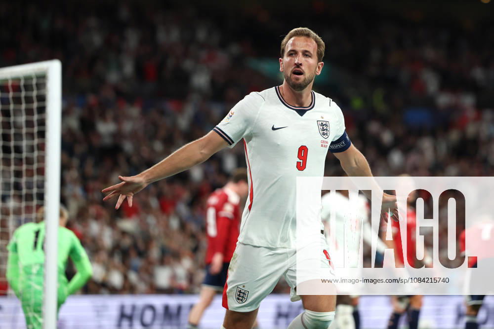 England v Czech Republic, UEFA Nations League Harry Kane of England celebrates after scoring the third goal for his side during the England v Czech Republic UEFA Nations League Group 3 match at Wembley Stadium, London, England on 6 October 2026 Credit: Tiego Grenho Every Second Media Editorial use only. All images are copyright Every Second Media Limited. No images may be reproduced without prior permission.