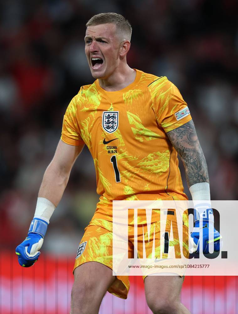 Jordan Pickford of England England v Czech Republic - UEFA Nations League - League A - Group 3. Football. Wembley Stadium, London, UK. 6 OCT 2026Wembley Wembley Stadium LONDON United Kingdom