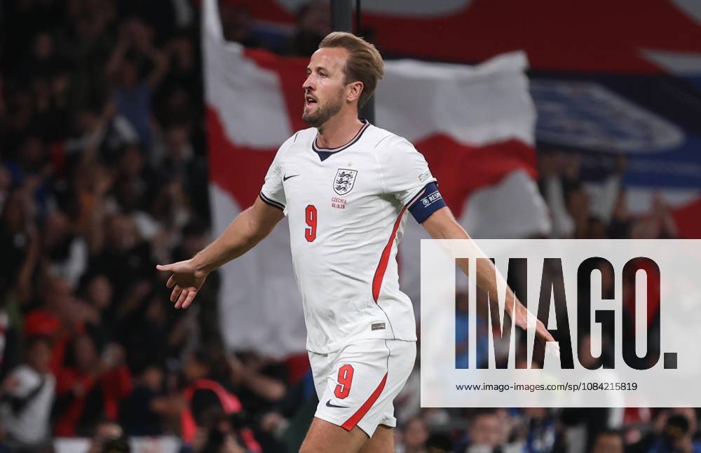 UEFA Nations League - England v Czechia LONDON, ENGLAND, OCTOBER 6: GOAL 2-0, Harry Kane of England national team, Nationalteam goal celebration after scoring a goal to put England 2-0 ahead during The UEFA Nations League match in Group A3 between England v Czechia at Wembley Stadium, London, England, on October 6. (Photo by Daniel Weir) London Wembley Stadium England