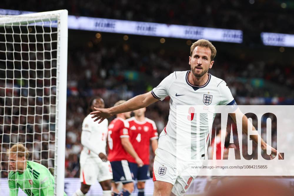 Harry Kane of England scores his teams third goal and celebrates England v Czechia, UEFA Nations League, Football, Wembley Stadium, London, UK - 06 Oct 2026London Wembley Stadium United Kingdom
