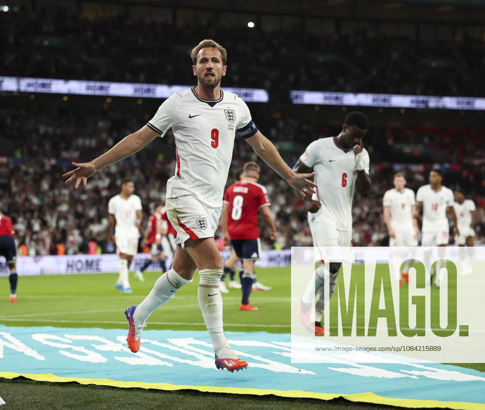 England v Czech Republic, UEFA Nations League, League A - Group 3 London, UK: England v Czech Republic, UEFA Nations League, League A - Group 3, Wembley Stadium. 6 October 2026 Photograph by Marc Aspland for The Times & The Sunday Times Harry Kane of England scores and celebrates scoring his 2nd and his teams 3rd goal 3-0