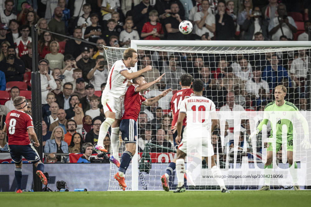 6th October 2026; Wembley Stadium, London, England; UEFA Nations League Football, England versus Czech Republic; Harry Kane of England scores in the 57th minute to make the score 3-0 GodfreyxPitt
