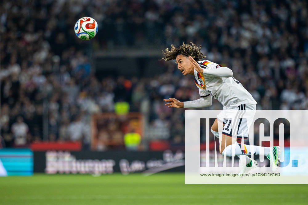 Wael Mohya (Deutschland U21, U 21 21) im Kopfball GER, Deutschland (GER) vs. Georgien (GEO), Fussball, UEFA U21 EM-Qualifikation, Gruppe F, 13. Spieltag, Spielzeit 2026 2027, 06.10.2026 GER, Deutschland (GER) vs. Georgien (GEO), Fussball, UEFA U21 EM-Qualifikation, Gruppe F, 13. Spieltag, Spielzeit 2026 2027, 06.10.2026 Bielefeld