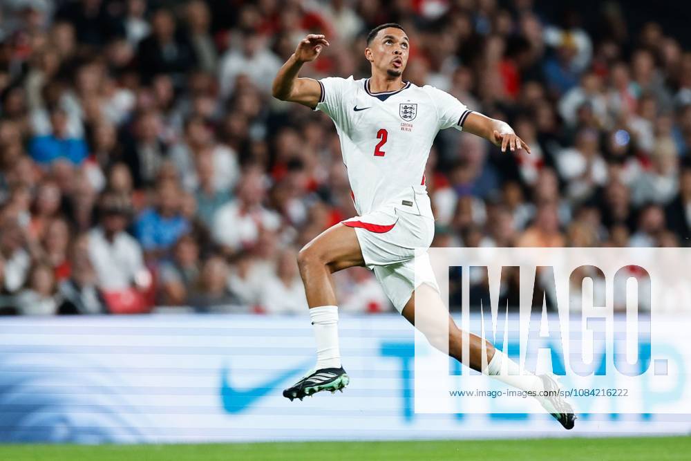 Trent Alexander-Arnold of England jumps for the ball England v Czechia, UEFA Nations League, Football, Wembley Stadium, London, UK - 06 Oct 2026London Wembley Stadium United Kingdom