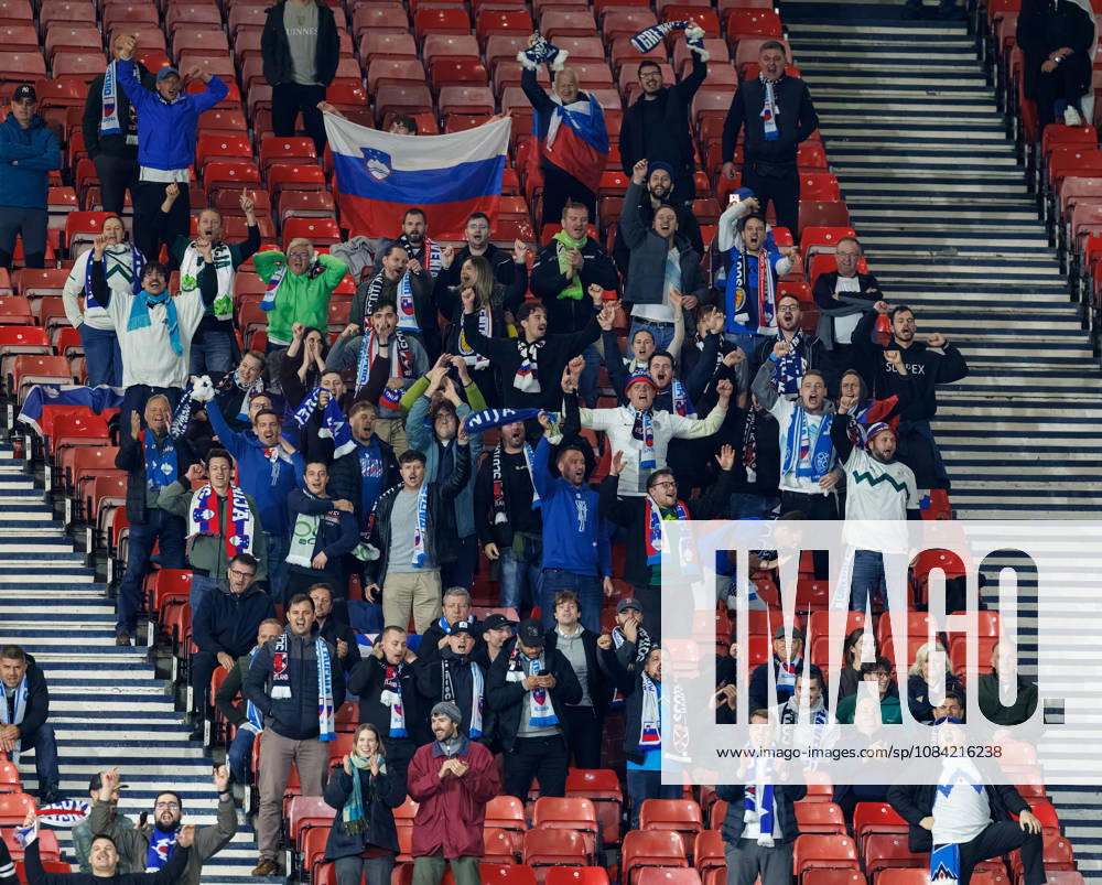 Scotland v Slovenia: Slovemian fans celebrate
