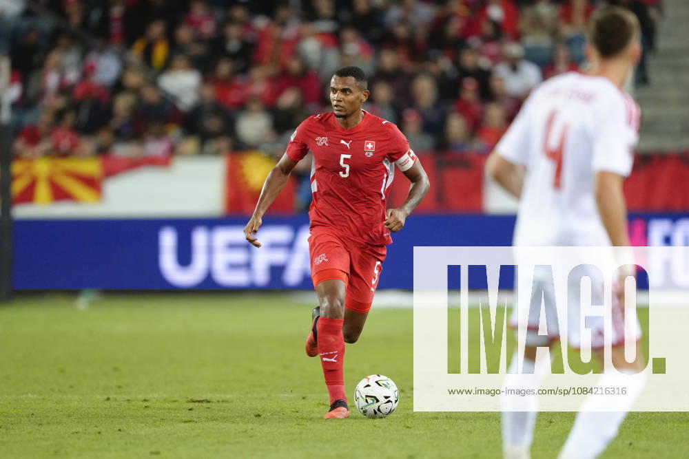 Manuel Akanji (5 SUI) during the UEFA Nations League match between Switzerland and North Macedonia at thermoplan arena on October 06, 2026 in Luzern, Switzerland.