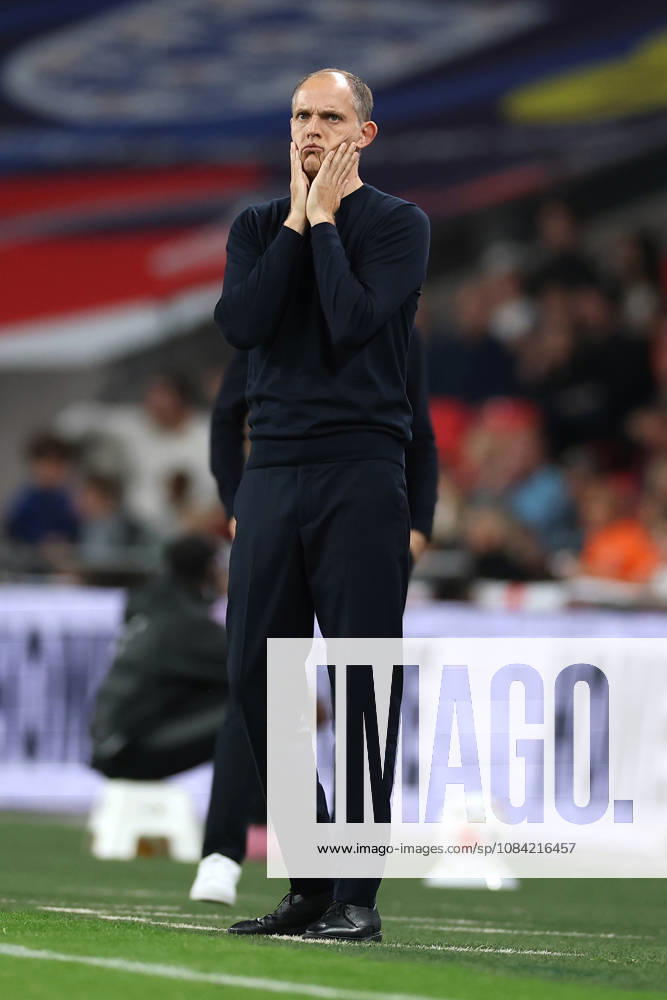 England v Czech Republic, UEFA Nations League Thomas Tuchel, Manager of England reacts during the England v Czech Republic UEFA Nations League Group 3 match at Wembley Stadium, London, England on 6 October 2026 Credit: Tiego Grenho Every Second Media Editorial use only. All images are copyright Every Second Media Limited. No images may be reproduced without prior permission.