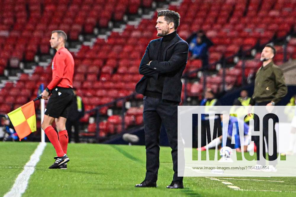 Scotland v Slovenia UEFA Nations League Manager Sebastien Pocognoli of Scotland during the UEFA Nations League match at Barclays Hampden, Glasgow 06 10 2026 UK Newspapers OUT