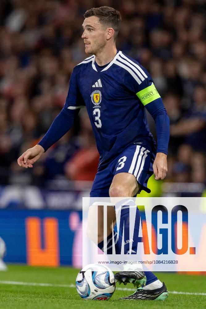 Scotland v Slovenia, UEFA Nations League Andy Robertson of Scotland national team, Nationalteam during the UEFA Nations League League B Group B1 between Scotland and Slovenia. Barclays Hampden, Hampden Park, Glasgow, Scotland. 6 October 2026. Hampden Park Barclays Hampden Glasgow Scotland Editorial use only ,